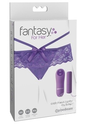 FANTASY FOR HER THRILL HER CRTOCHLESS PANTY