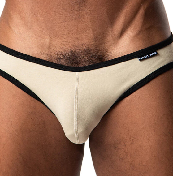 NASTY PIG PROFILE LOWRISE BRIEF SAND/BLACK