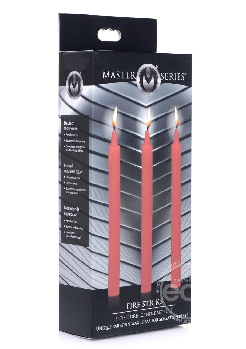 MASTER SERIES DRIPPERS FETISH CANDLES RED