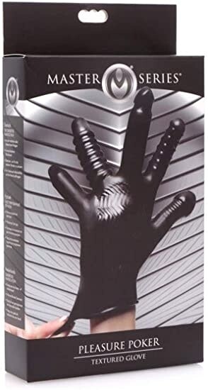MASTER SERIES PLEASURE POKER TEXTURED GLOVE