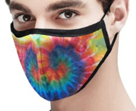 TIE DYE REVERSABLE FACE MASK