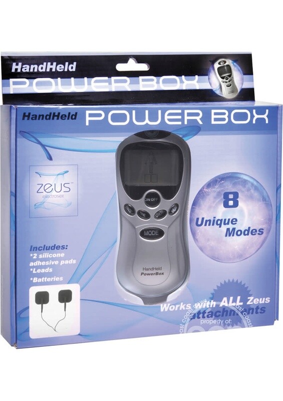 ZEUS HANDHELD 8 MODE DIGITAL ELECTRO STIM POWER POX