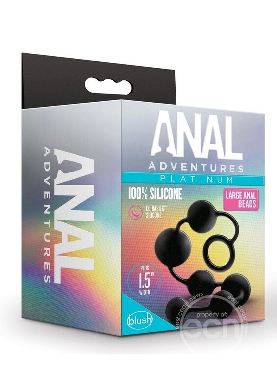 ANAL ADVENTURES PLATINUM LARGE ANAL BEADS