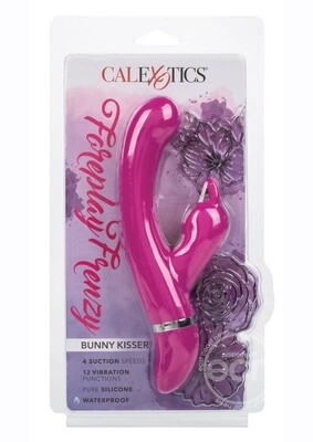 FOREPLAY FRENZY BUNNY KISSER SILICONE SUCTION RABBIT VIBRATOR