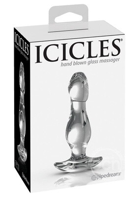 ICICLES No 72 GLASS ANAL PLUG