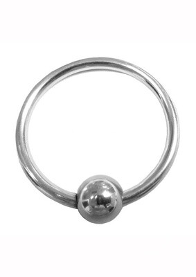 ROUGE STAINLESS STEEL GLANS RING WITH BALL