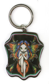 RAINBOW FAIRY METAL KEYCHAIN
