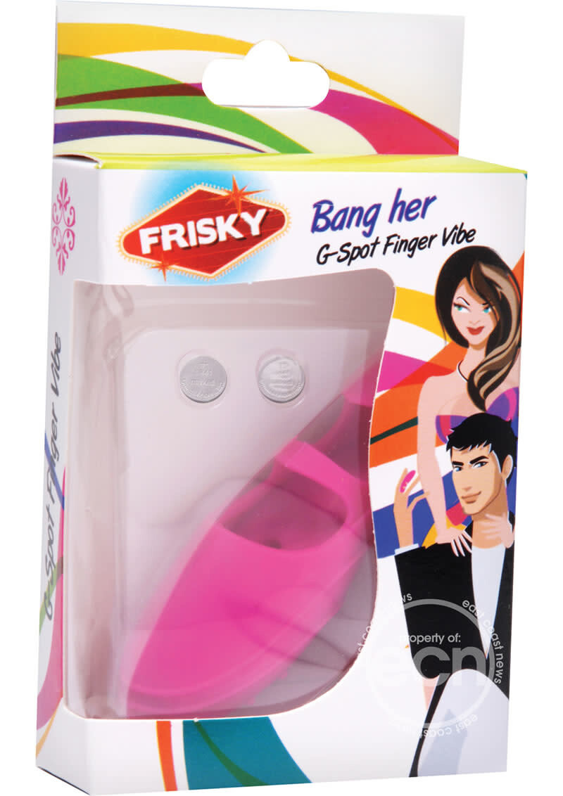 FRISKY BANG HER SILICONE G SPOT FINGER VIBRATOR