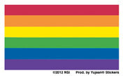 MINI RAINBOW PRIDE STICKER
