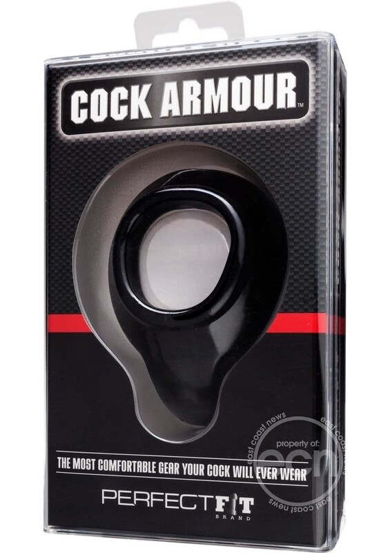 PERFECT FIT COCK ARMOUR LARGE BLACK (DISC.)