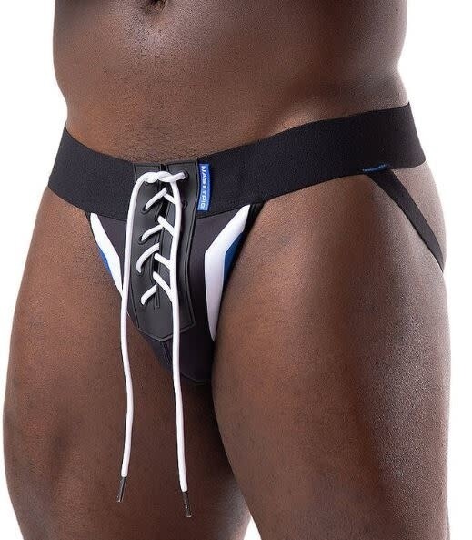 NASTY PIG ALLIANCE JOCK STRAP BLACK/CHELSEA BLUE