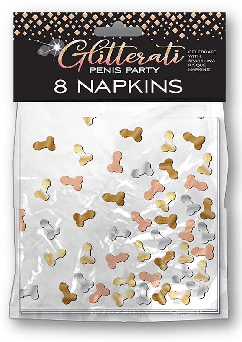 GLITTERATI NAPKINS 8PK