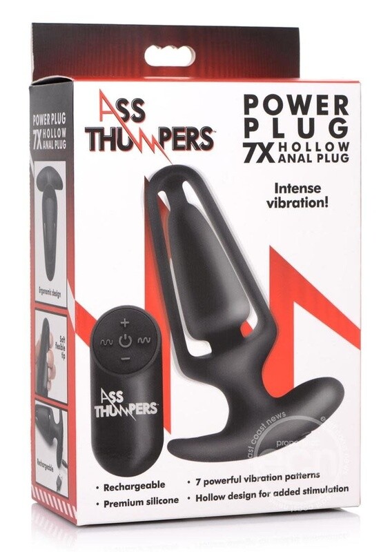 ASS THUMPERS POWER PLUG 7X HOLLOW ANAL PLUG