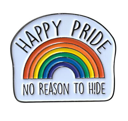 HAPPY PRIDE ENAMEL PIN