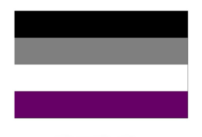 ASEXUAL STICKER 2"x3"