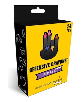 OFFENSIVE CRAYONS PORN PACK 24PC