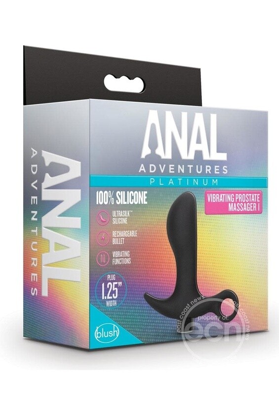 ANAL ADVENTURES PLATINUM VIBRATING PROSTATE MASSAGER 1