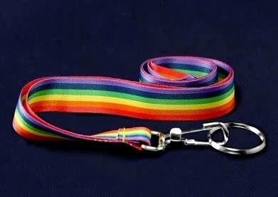 RAINBOW PRIDE LANYARD