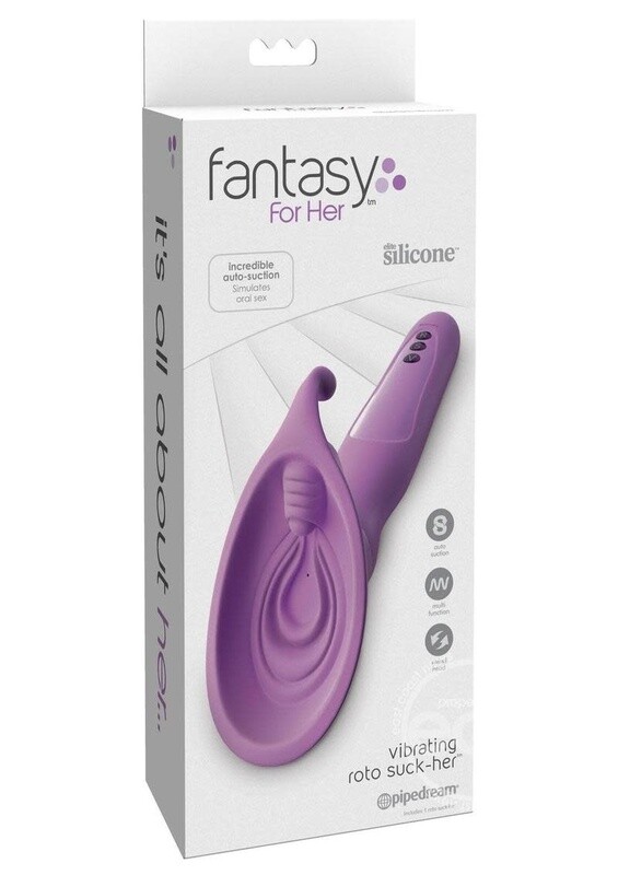 FANTASY FOR HER SILICONE VIBRATING ROTO SUCK HER STIMULATOR