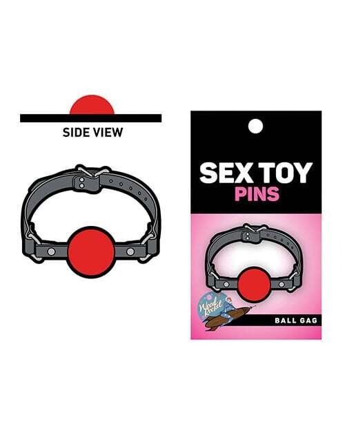 BALL GAG ENAMEL PIN