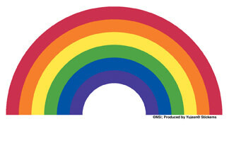 RAINBOW ARCH PRIDE STICKER
