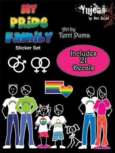 MY PRIDE STICK FAMILY STICKER PACK