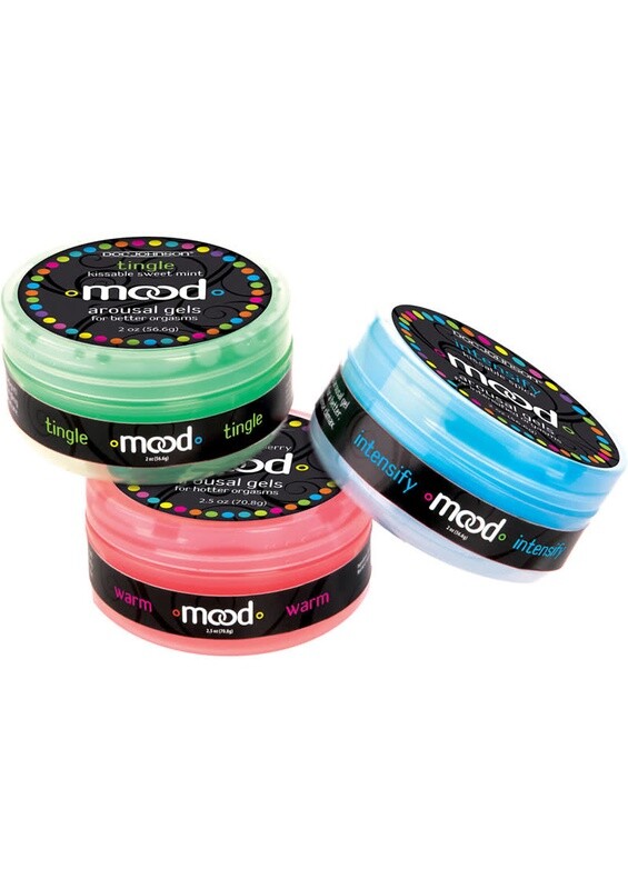 MOOD LUBE KISSABLE FOREPLAY GELS 3 PACK