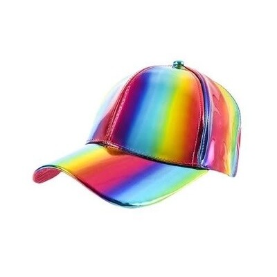 RAINBOW IRIDESCENT CAP