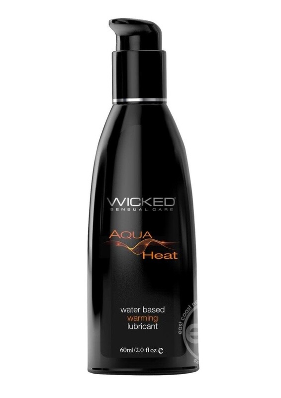 WICKED AQUA HEAT WATER BASED WARMING LUBRICANT 2oz