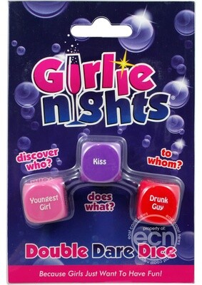 GIRLIE NIGHTS DOUBLE DARE DICE GAME