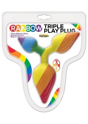 RAINBOW TRIPLE PLAY PLUG - 30% OFF