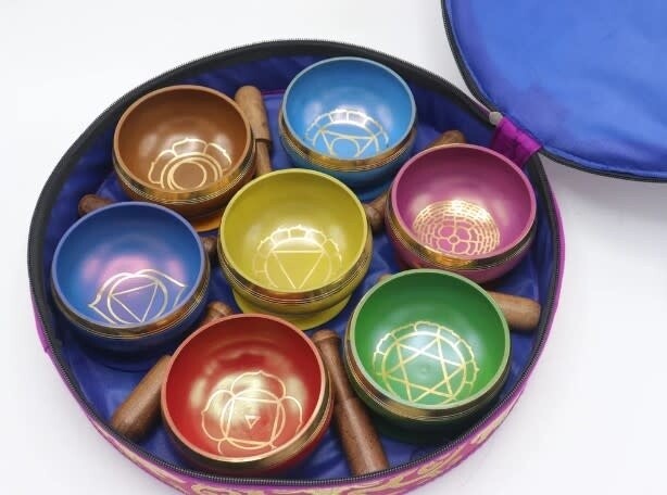 SINGING BOWL CHAKRA SET OF 7