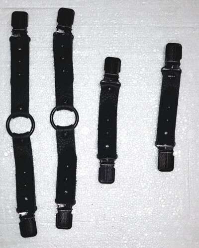 FETISH MAFIA LEATHER GARTER STRAPS