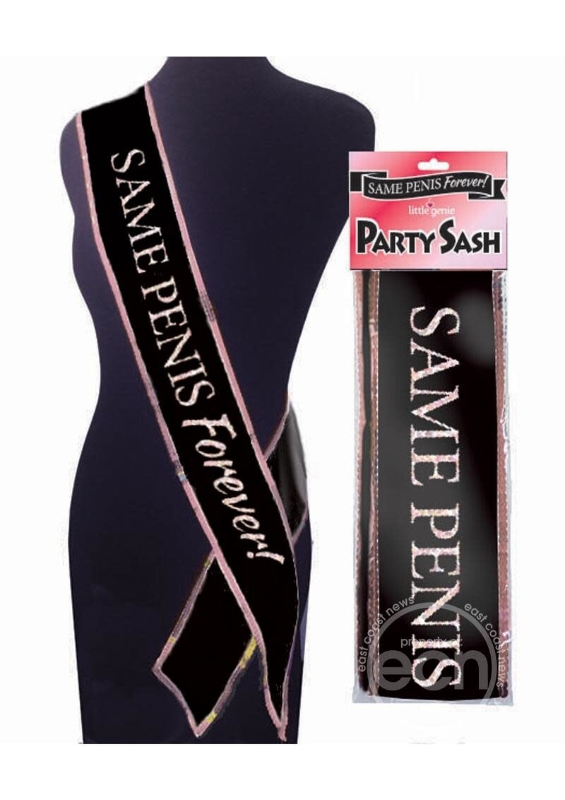 SAME PENIS FOREVER PARTY SASH