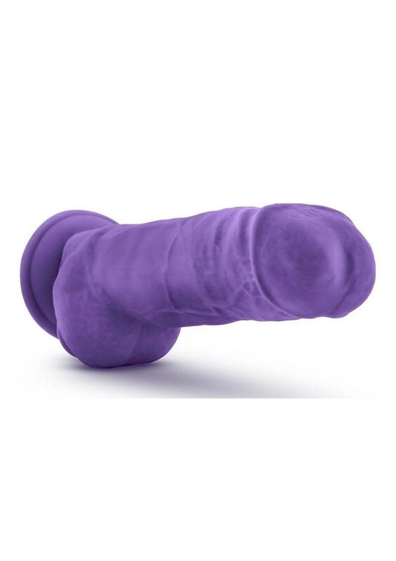 AU NATUREL BOLD BIG BOY DILDO WITH SUCTION CUP 10" PURPLE