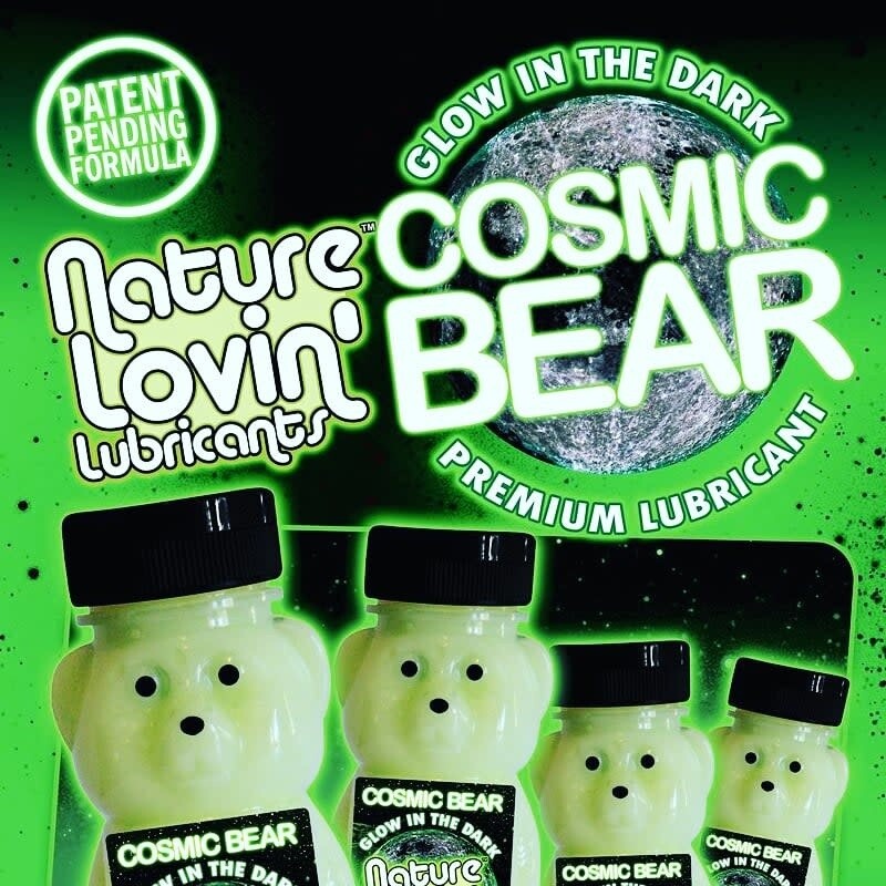 NATURE LOVIN' COSMIC BEAR GLOW IN THE DARK WATER BASED LUBRICANT 5.6oz
