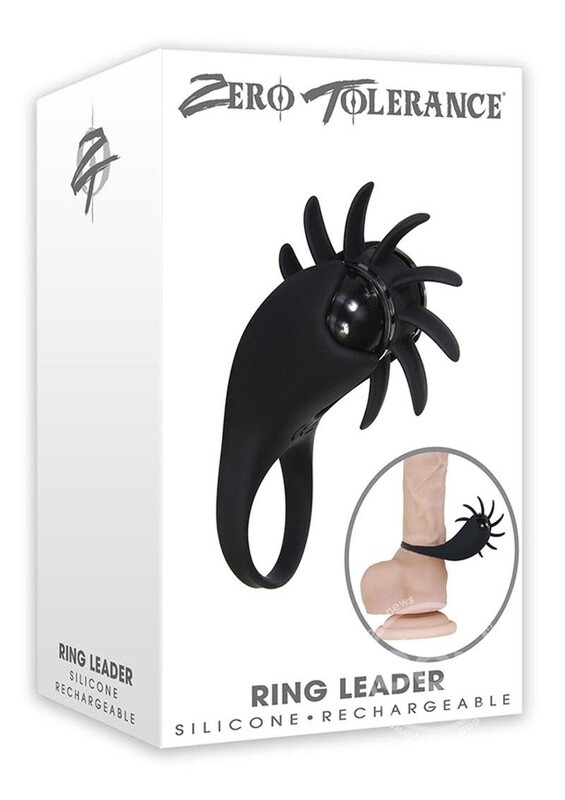 ZERO TOLERANCE RING LEADER ROTATING TONGUES COCK RING (DISC.)