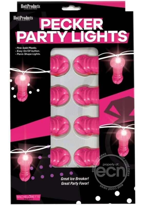 LIGHT UP PINK PECKER STRING PARTY LIGHTS
