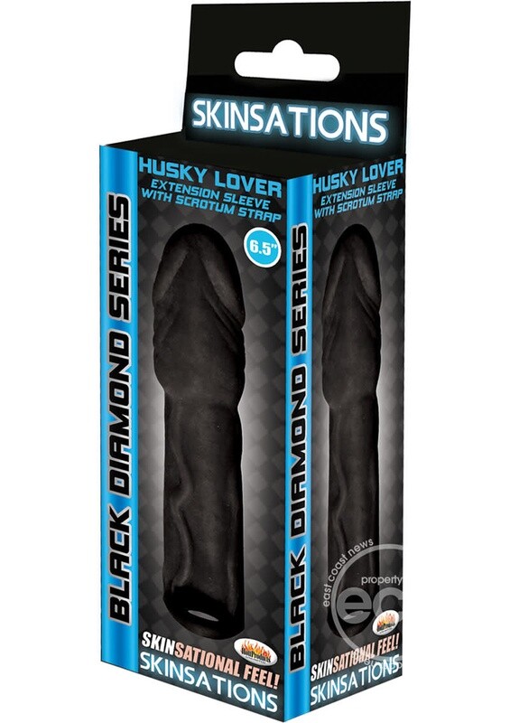 HUSKY SLEEVE W/SCROTUM BLACK DIAMOND
