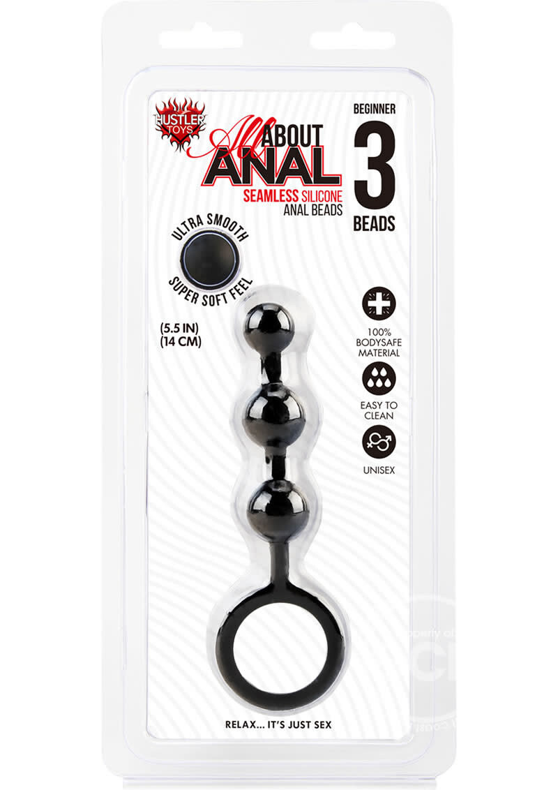 HUSTLER ANAL BEADS 3 BALL