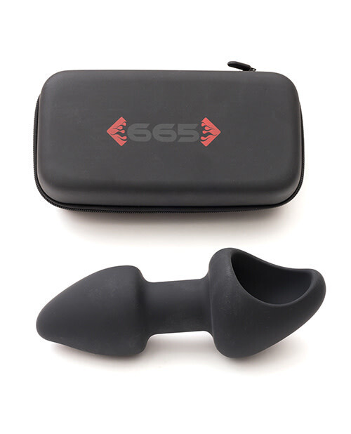 665 FUNNEL ANAL PLUG BLACK