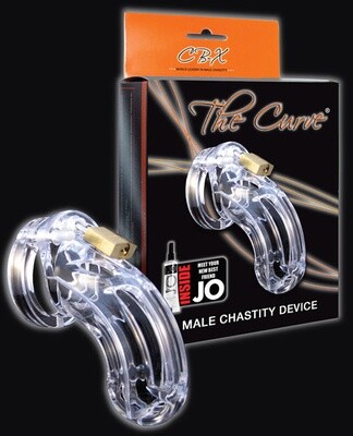 THE CURVE MALE CHASITY DEVICE CLEAR