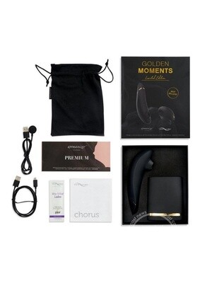 WE VIBE GOLDEN MOMENTS COLLECTION, SET OF 2 BLACK & GOLD