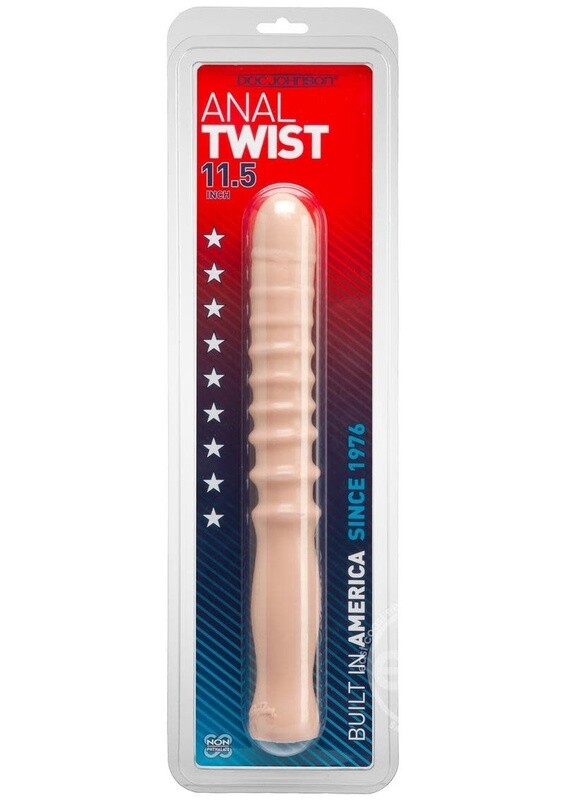 ANAL TWIST PROBE WITH EASY GRIP HANDLE VANILLA