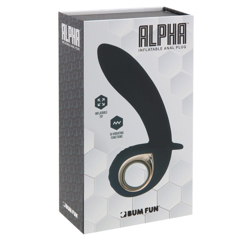 ALPHA VIBRATING INFLATABLE ANAL PLUG