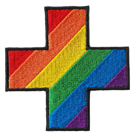 RAINBOW CROSS PATCH