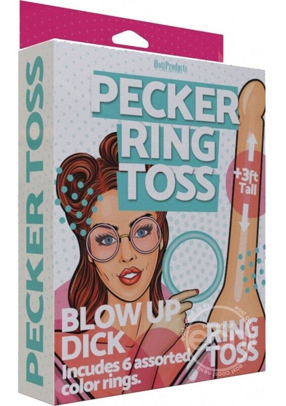 INFLATABLE PECKER RING TOSS