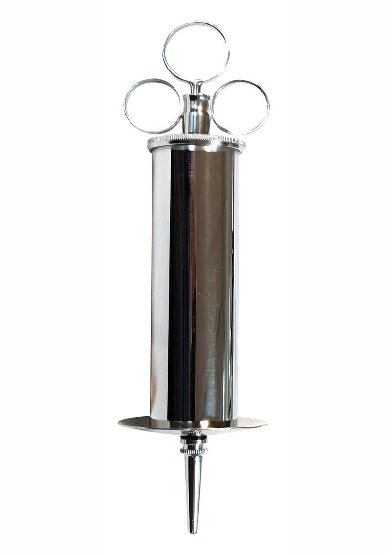 ROUGE STAINLESS STEEL ENEMA SYRINGE
