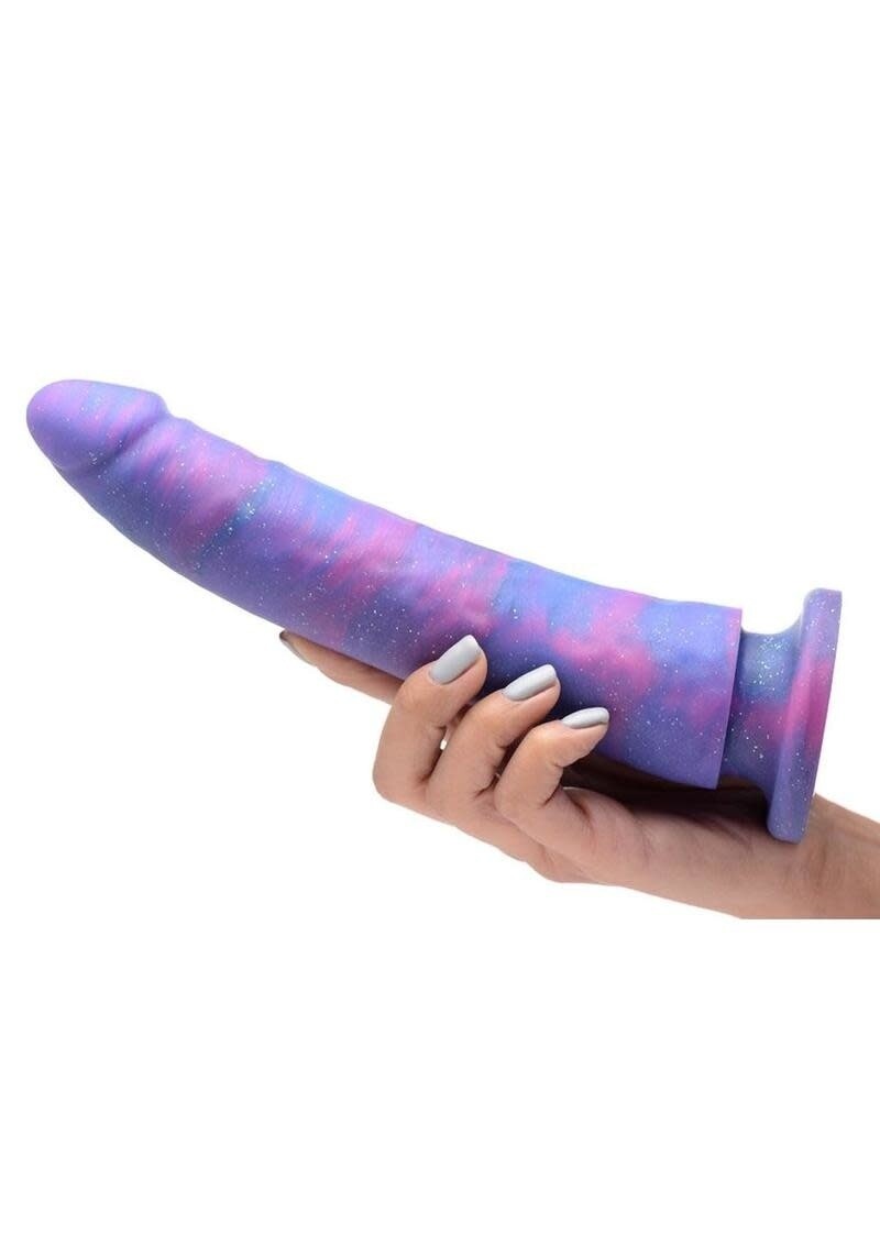 STRAP U MAGIC STICK GLITTER SILICONE 9.5" PURPLE