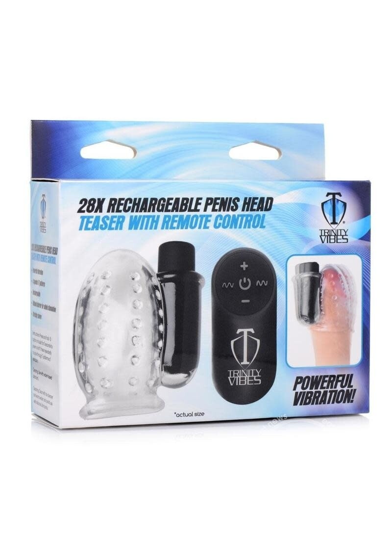 TRINITY 4 MEN RECHARGEABLE BULLET PENIS HEAD TEASER